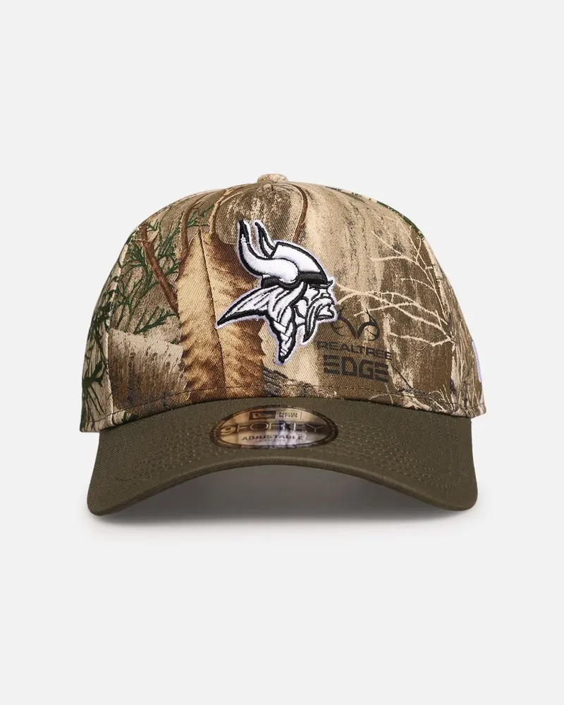 New Era Minnesota Vikings 'Nfl Season Kick Off' 9Forty A-Frame Snapback Realtree/Olive 1