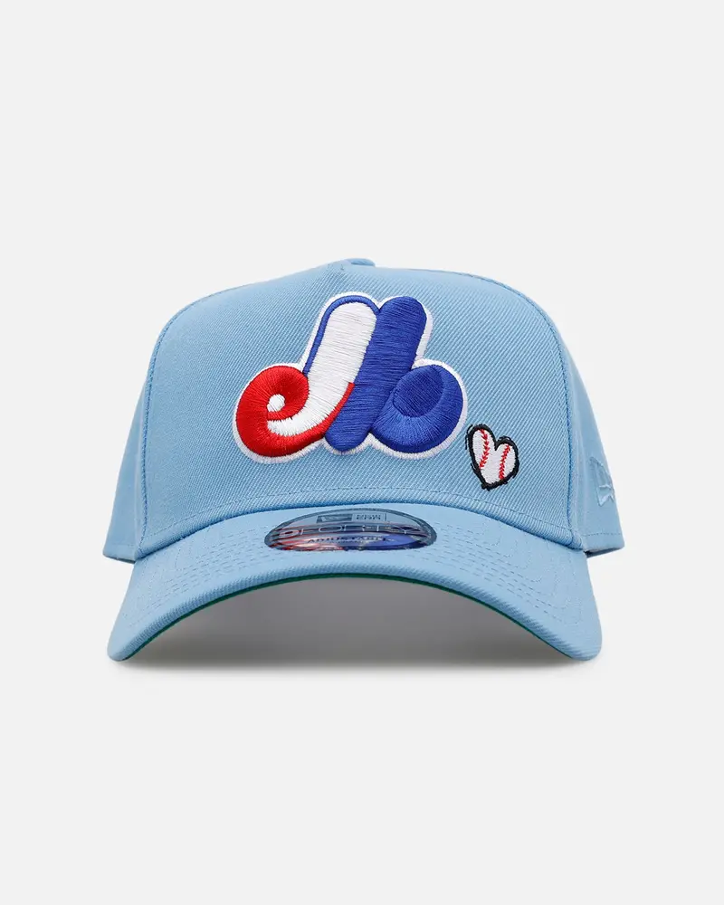 New Era Montreal Expos 'Baseball Hearts' 9Forty A-Frame Snapback Official Team Color 1