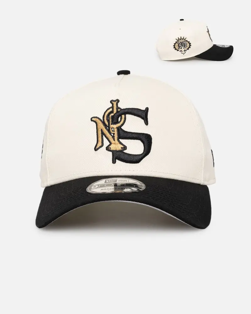 New Era New Orleans Saints 'Nfl City Originals' 9Forty A-Frame Snapback Chrome White/Otc 1