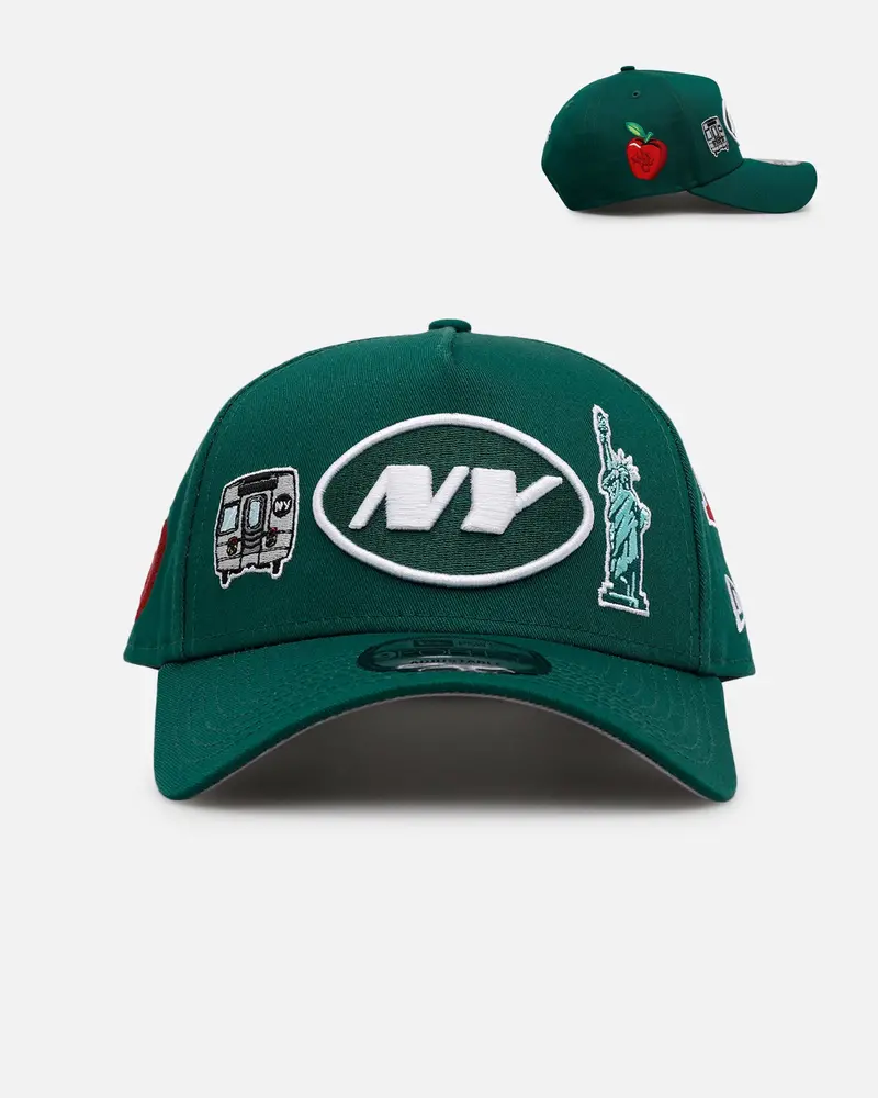 New Era New York Jets 'City Icons' 9Forty A-Frame Snapback Green 1
