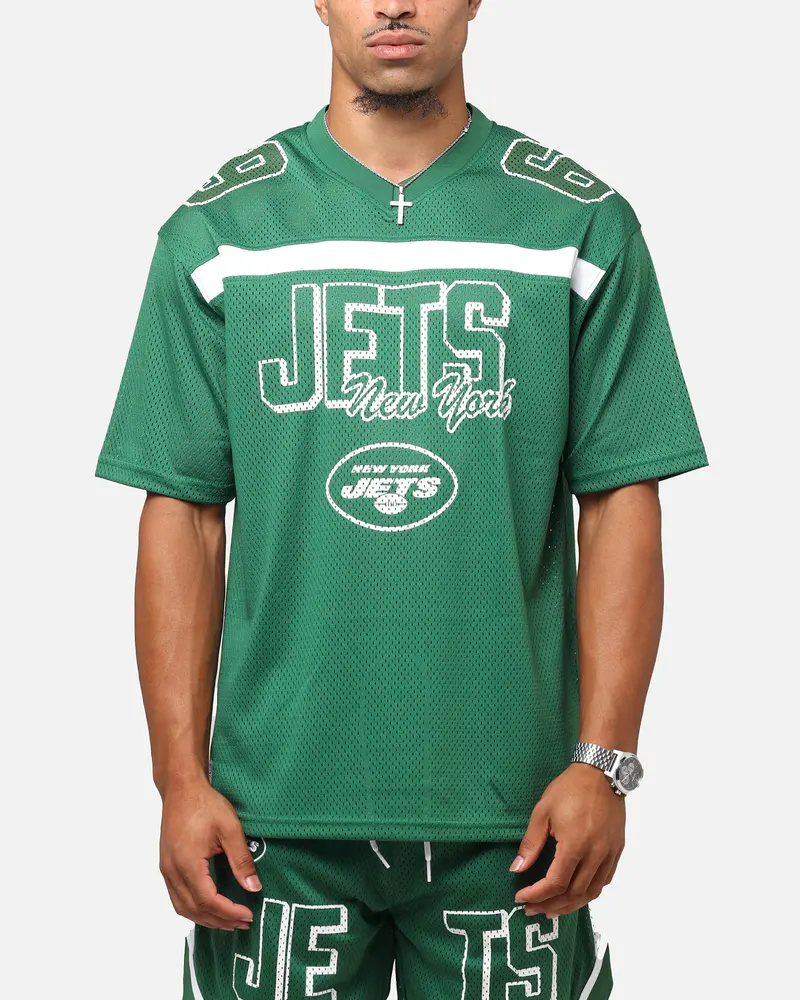 New Era New York Jets Nfl Mesh Graphic Jersey Emerald Green 1