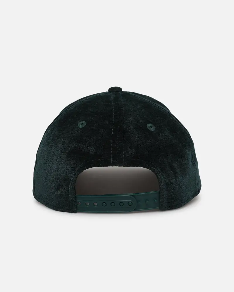New Era New York Jets 'Plush Chenille' 9Forty A-Frame Snapback Dark Green 2
