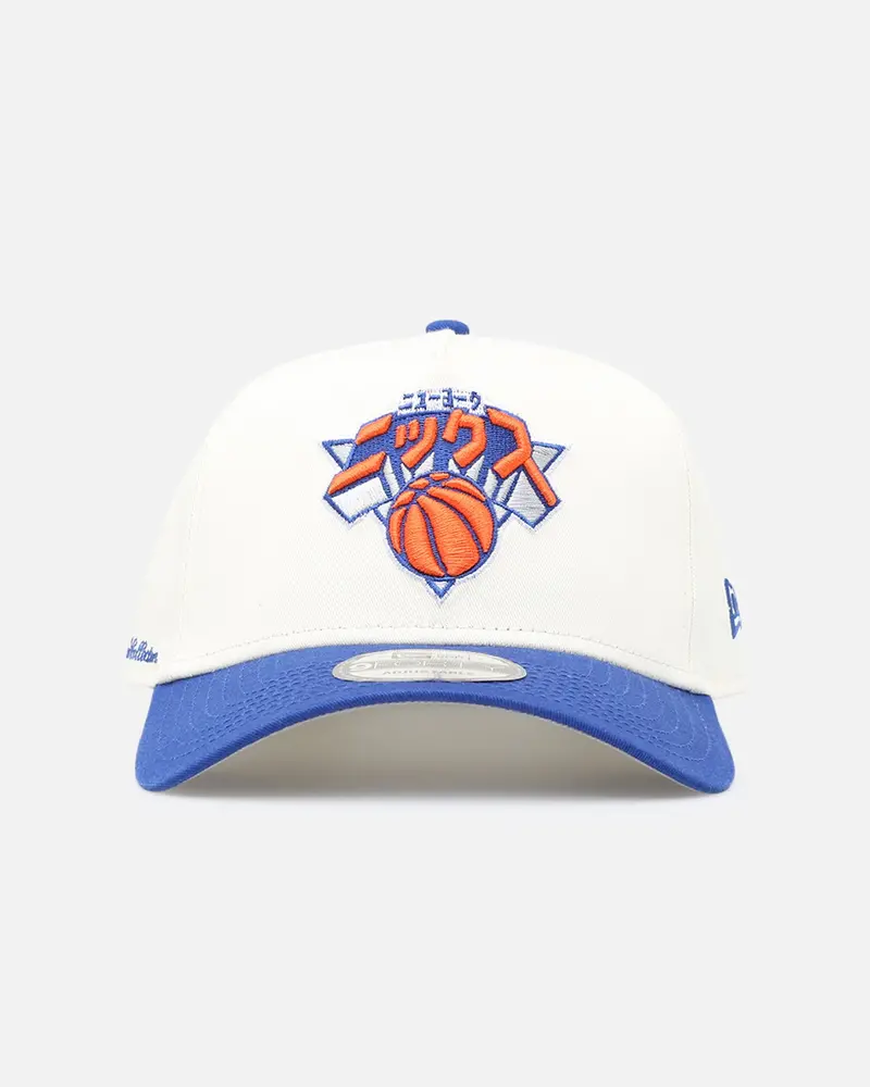 New Era New York Knicks 'Nba X Hyperfly' 9Forty A-Frame Snapback Chrome White 1