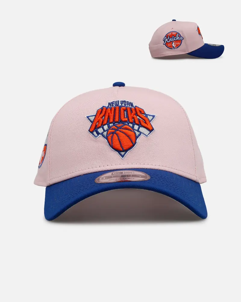 New Era New York Knicks 'Pink Crown' 9Forty A-Frame Snapback Pink 1