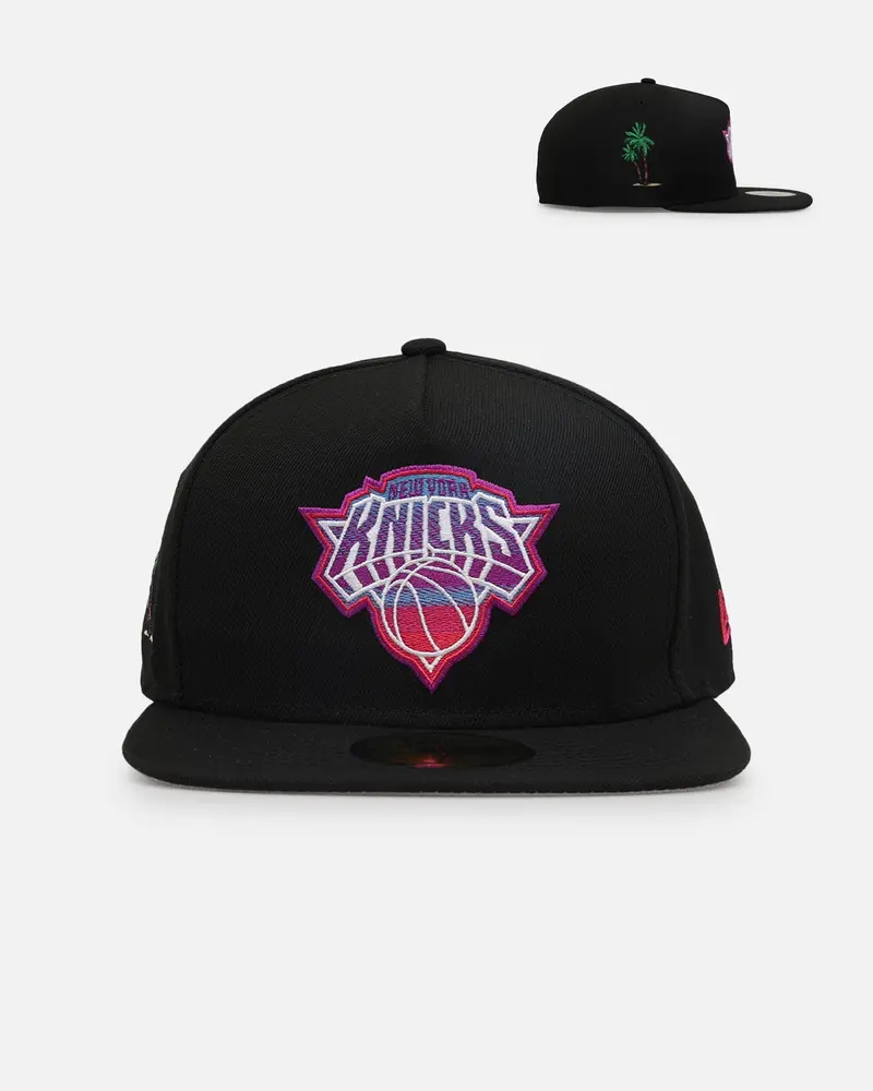 New Era New York Knicks 'Summer League' 59Fifty A-Frame Fitted Black 1