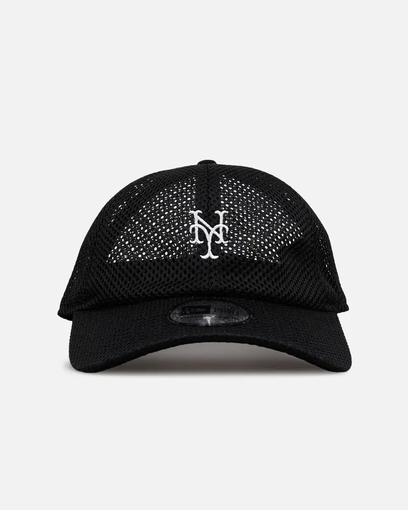 New Era New York Mets 'Black Mesh' Casual Classic Strapback Black 1