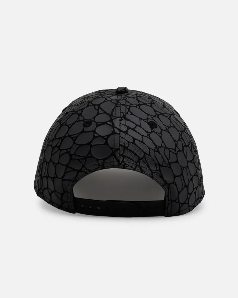 New Era New York Mets 'Croc Skin' 9Forty A-Frame Snapback Black 2