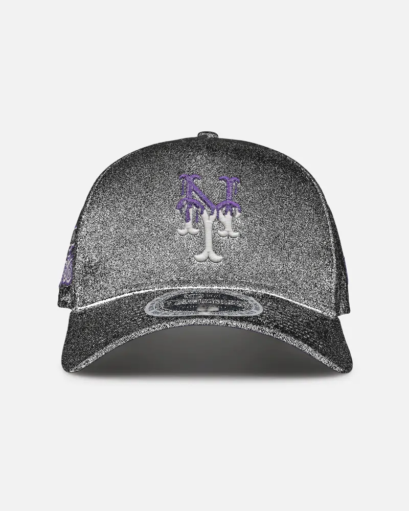 New Era New York Mets 'Drip 3.0' 9Forty A-Frame Snapback Black/Glow 2