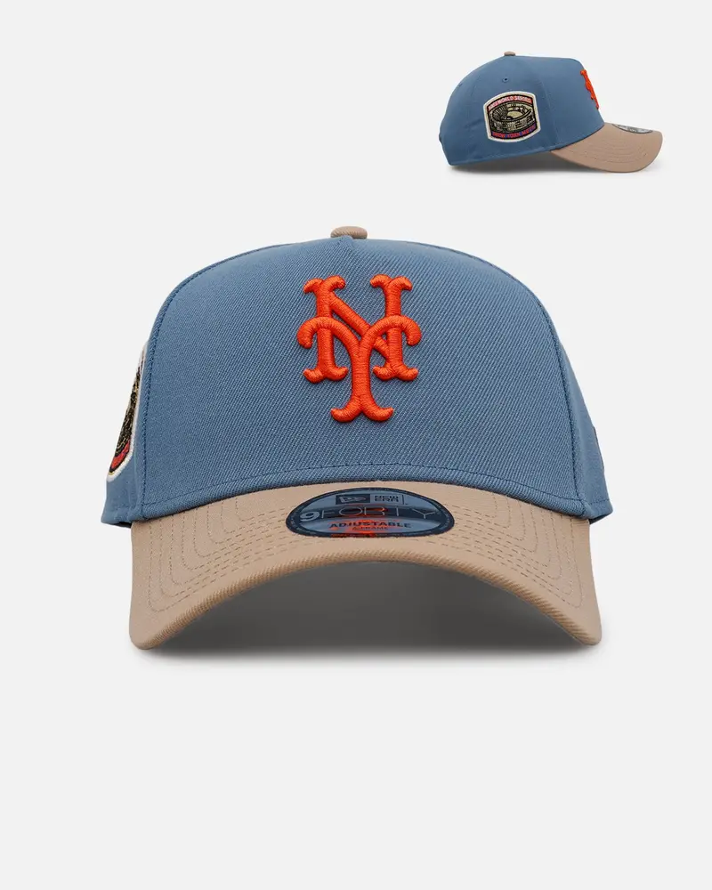 New Era New York Mets 'Easy Breezy' 9Forty A-Frame Snapback Blue/Tan 1