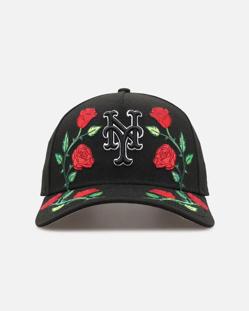 New Era New York Mets 'Garden' 9Forty A-Frame Snapback Black 1