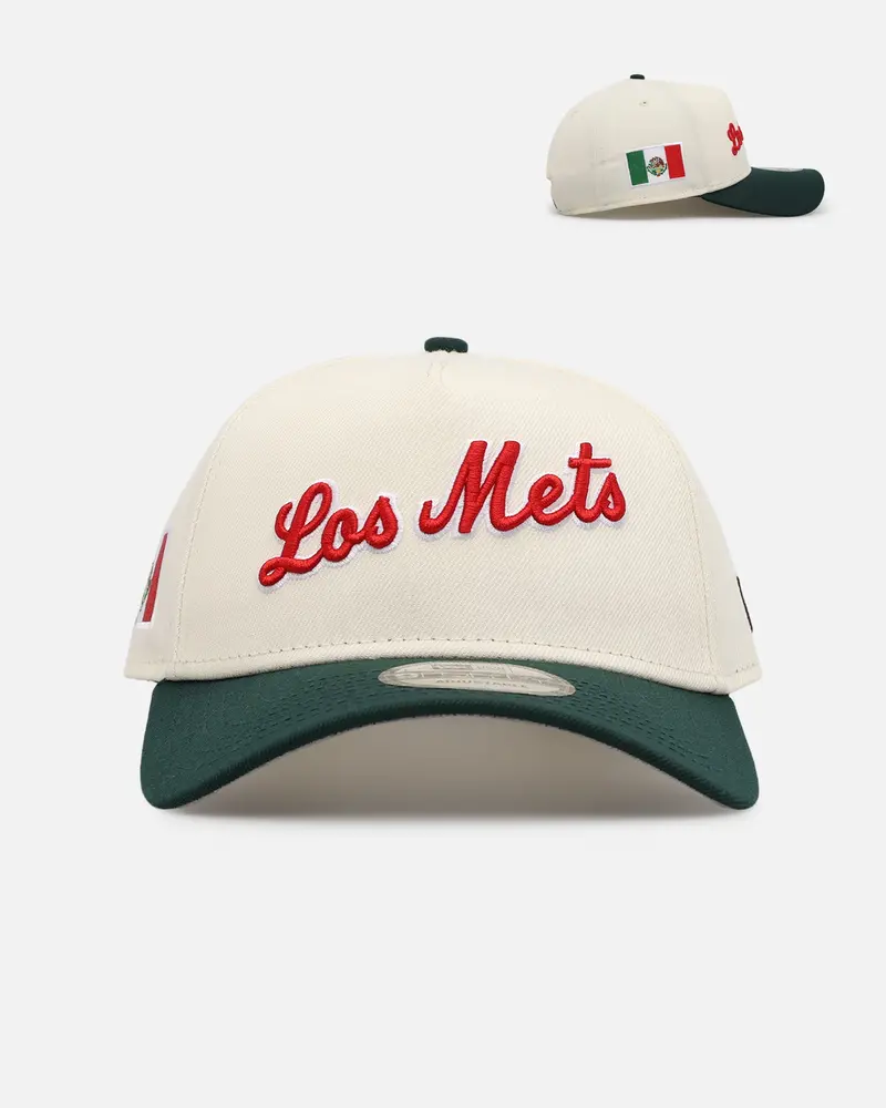New Era New York Mets 'Mexican Independence Day' 9Forty A-Frame Snapback Chrome/Dark Green 1