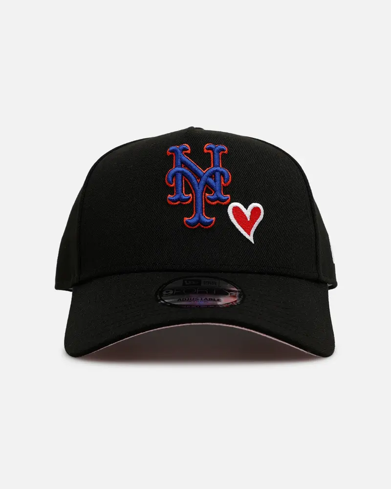New Era New York Mets 'Team Color Hearts' 9Forty A-Frame Snapback Official Team Color 1