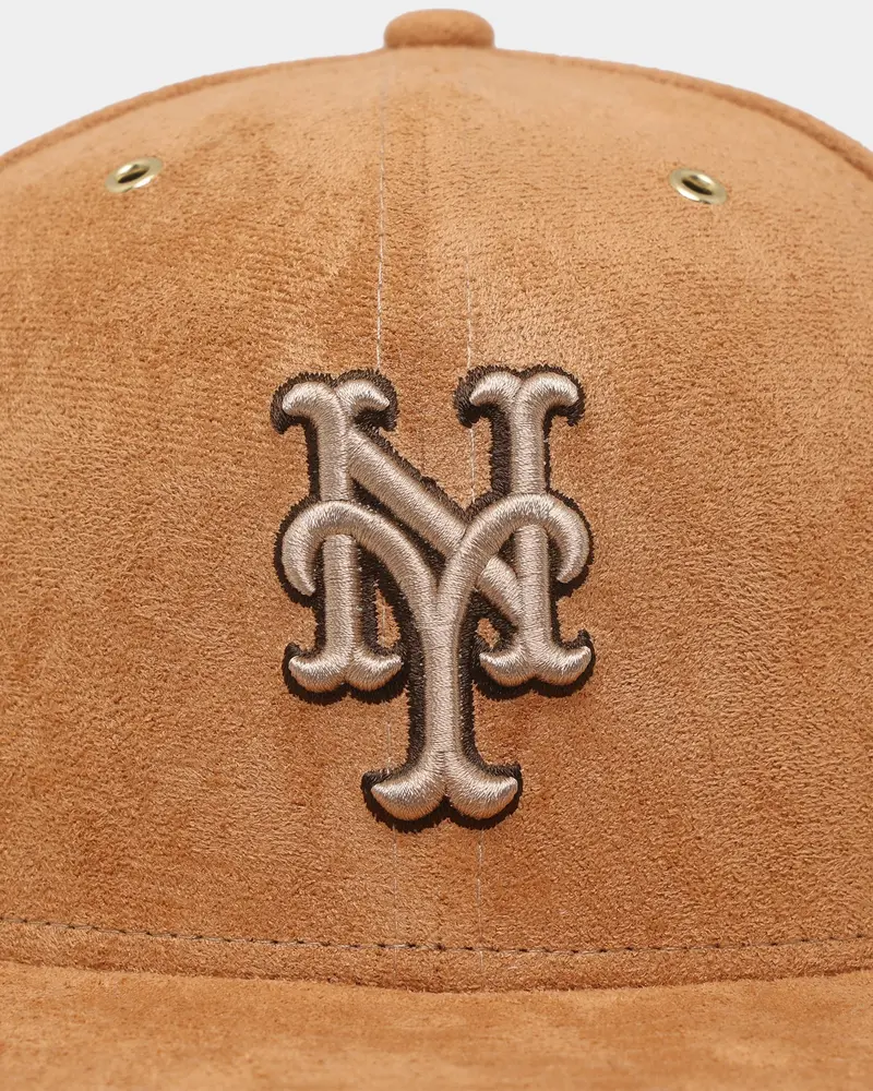 New Era New York Mets 'Wheat/Brown/Gold' Suede 59Fifty Fitted Wheat 7