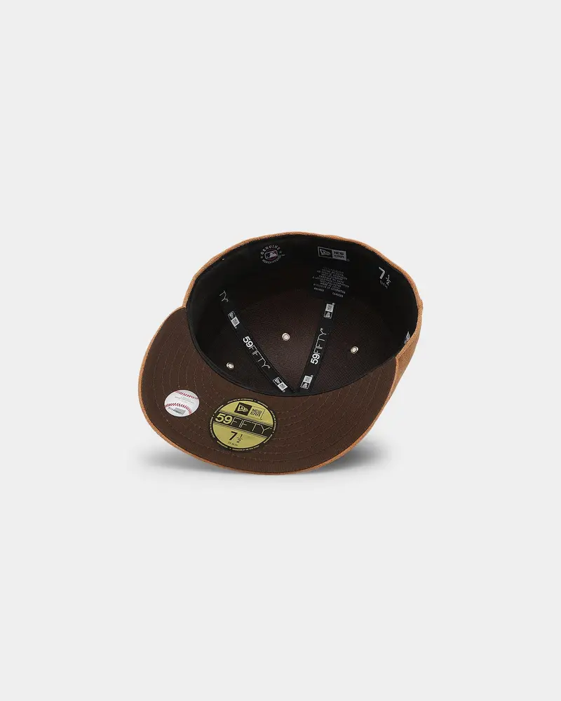 New Era New York Mets 'Wheat/Brown/Gold' Suede 59Fifty Fitted Wheat 8
