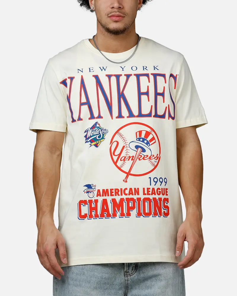 New Era New York Yankees 1999 Vintage Champs T-Shirt White 1