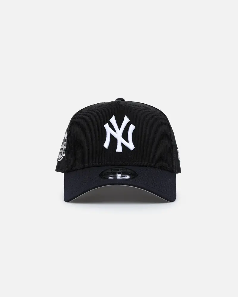 New Era New York Yankees '2-Tone Corduroy' 9Forty A-Frame Snapback Black 1