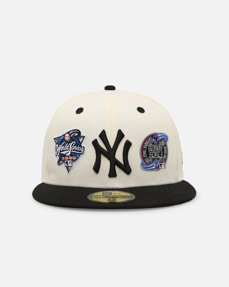 New Era New York Yankees 59Fifty Fitted Chrome White 1