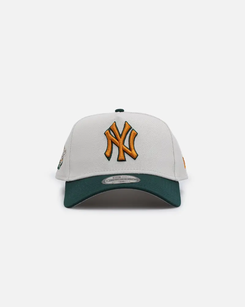 New Era New York Yankees 'Autumn Hue' 9Forty A-Frame Snapback Stone/Dark Green 1