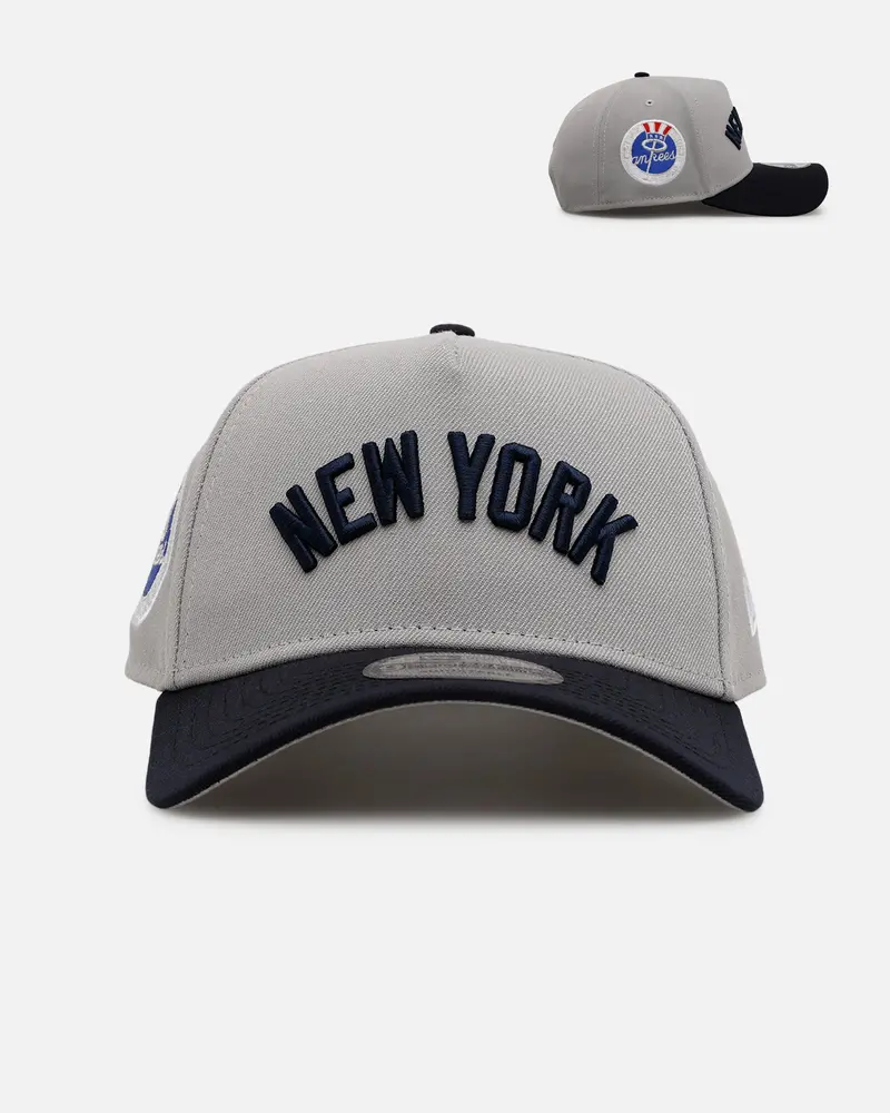 New Era New York Yankees 'Away Greys' 9Forty A-Frame Snapback Grey 1