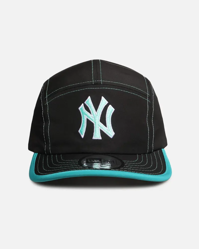 New Era New York Yankees 'Black Aqua' Camper Strapback Black/Aqua 1