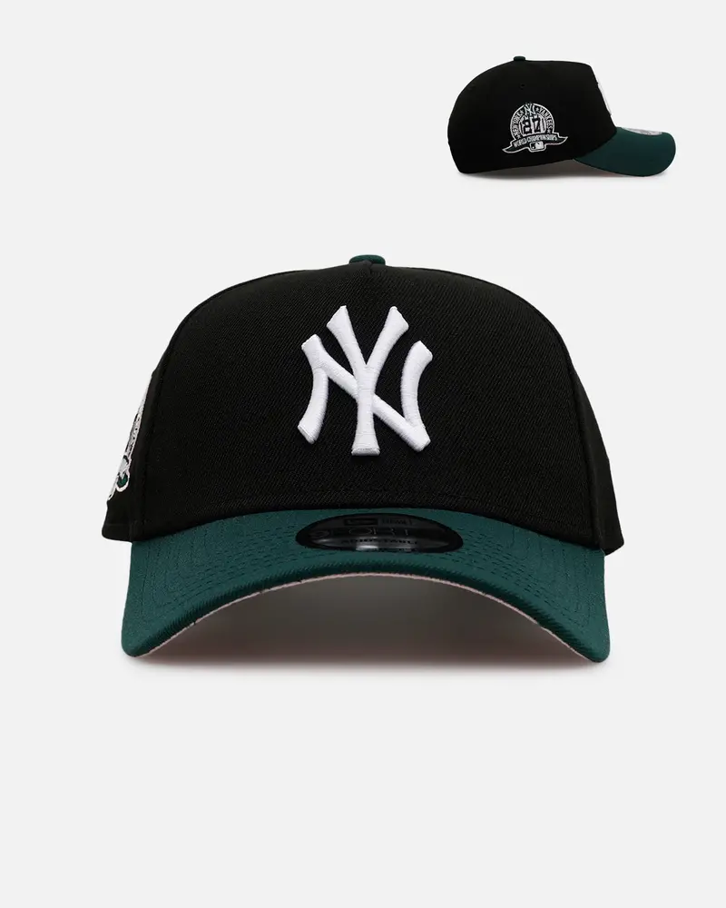 New Era New York Yankees 'Black Dark Green' 9Forty A-Frame Snapback Black/Dark Green 1