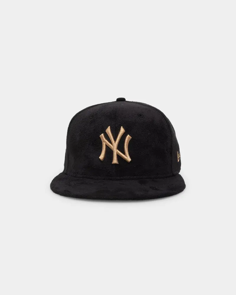 New Era New York Yankees 'Black Tan Suede' 59Fifty Fitted Black/Tan 1