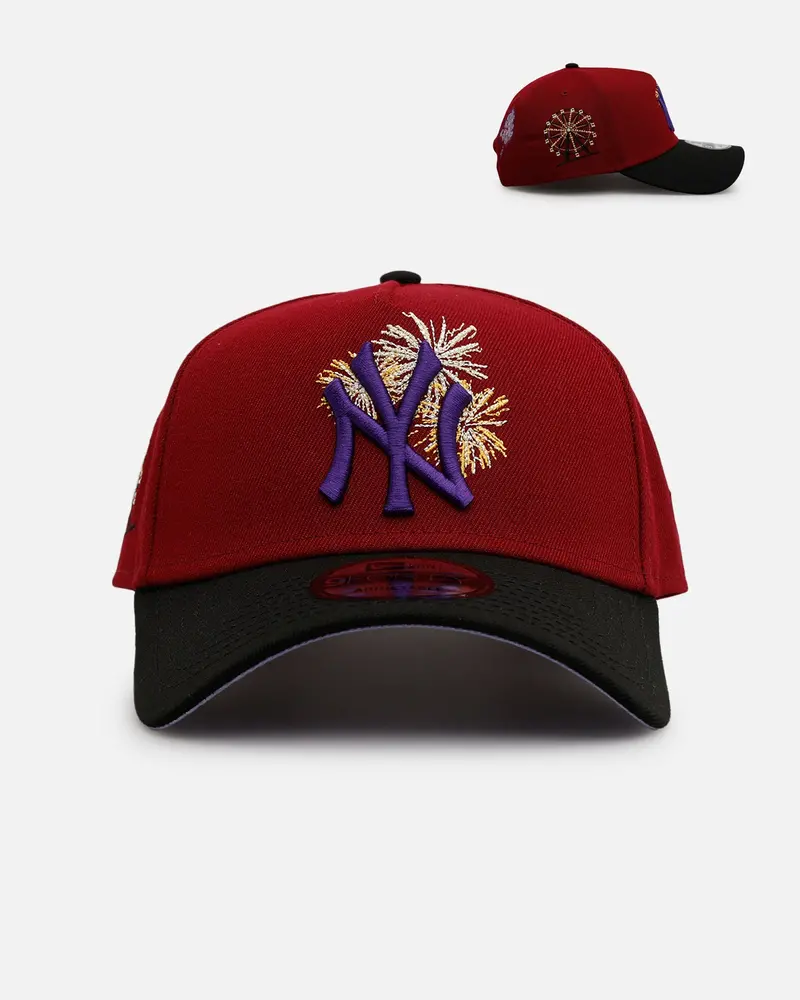 New Era New York Yankees 'Carnival' 9Forty A-Frame Snapback Cardinal 1