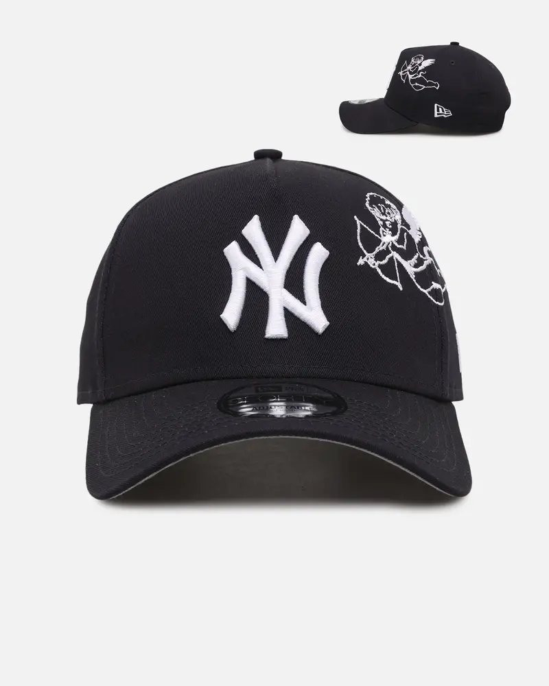New Era New York Yankees 'Cherub Official Team Color' 9Forty A-Frame Snapback Navy 1