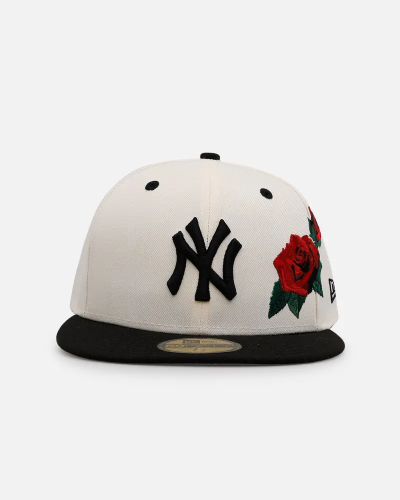 New Era New York Yankees 'Chrome Black Roses' 59Fifty Fitted Chrome/Black 1