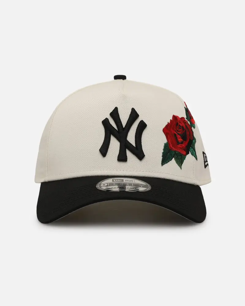 New Era New York Yankees 'Chrome Black Roses' 9Forty A-Frame Snapback Chrome/Black 1
