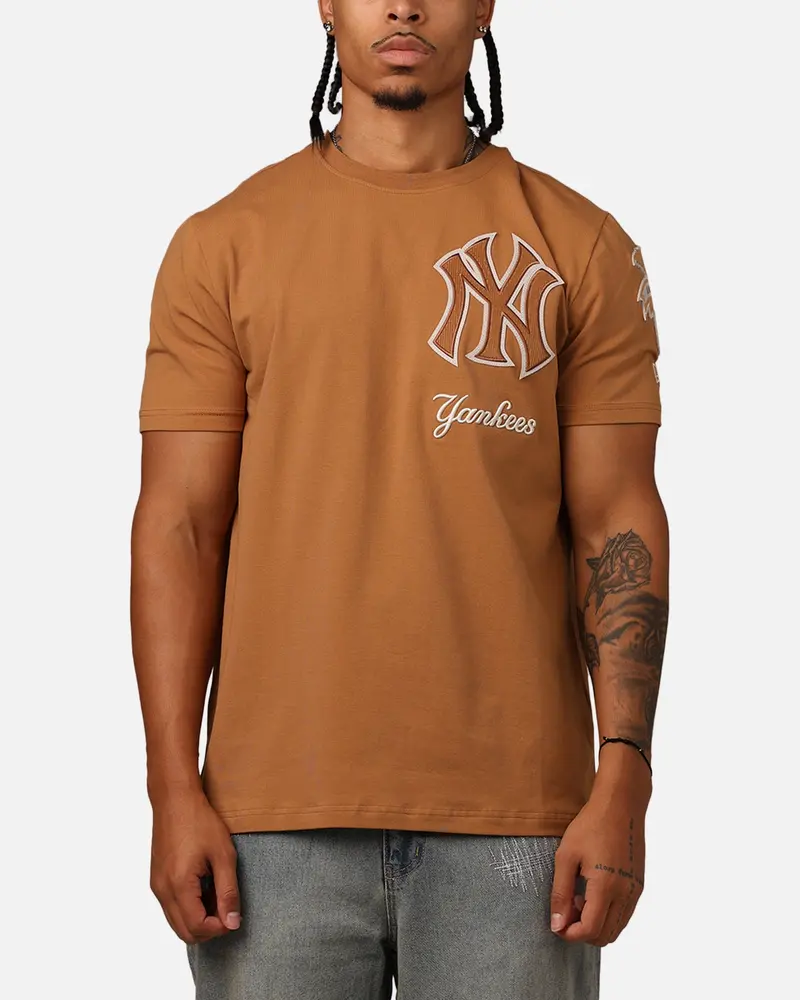 New Era New York Yankees Cord T-Shirt Medium Beige 1
