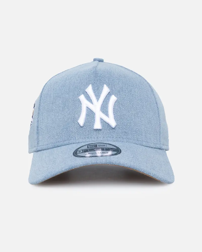 New Era New York Yankees 'Denim White' 9Forty A-Frame Snapback Denim/Wheat/White 1