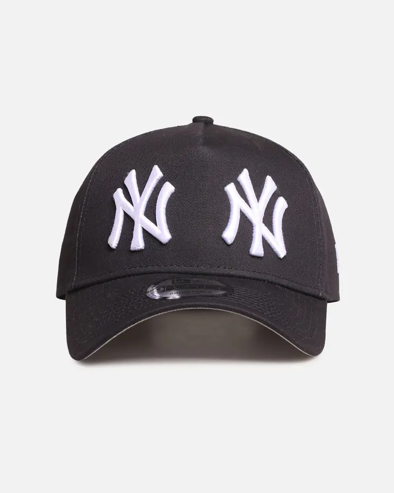 New Era New York Yankees 'Double Logo' 9Forty A-Frame Snapback Official Team Colour 1