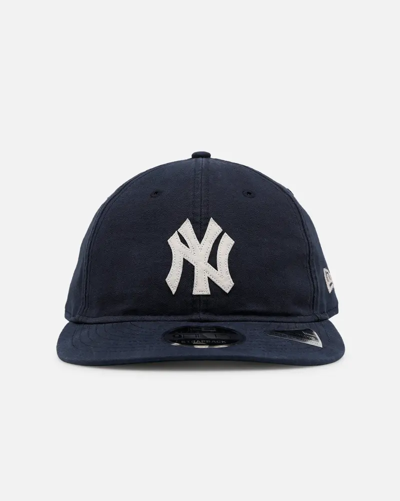 New Era New York Yankees 'Felt Logo' 9Fifty Retro Crown Strapback Navy 1