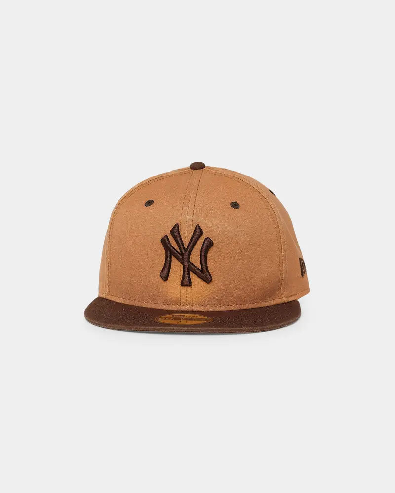 New Era New York Yankees Golfer Snapback Walnut/Brown 1