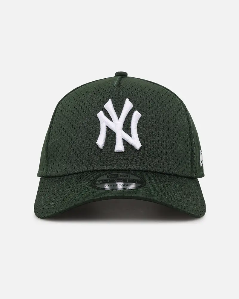New Era New York Yankees 'Green Mesh' 9Forty A-Frame Snapback Dark Green 1