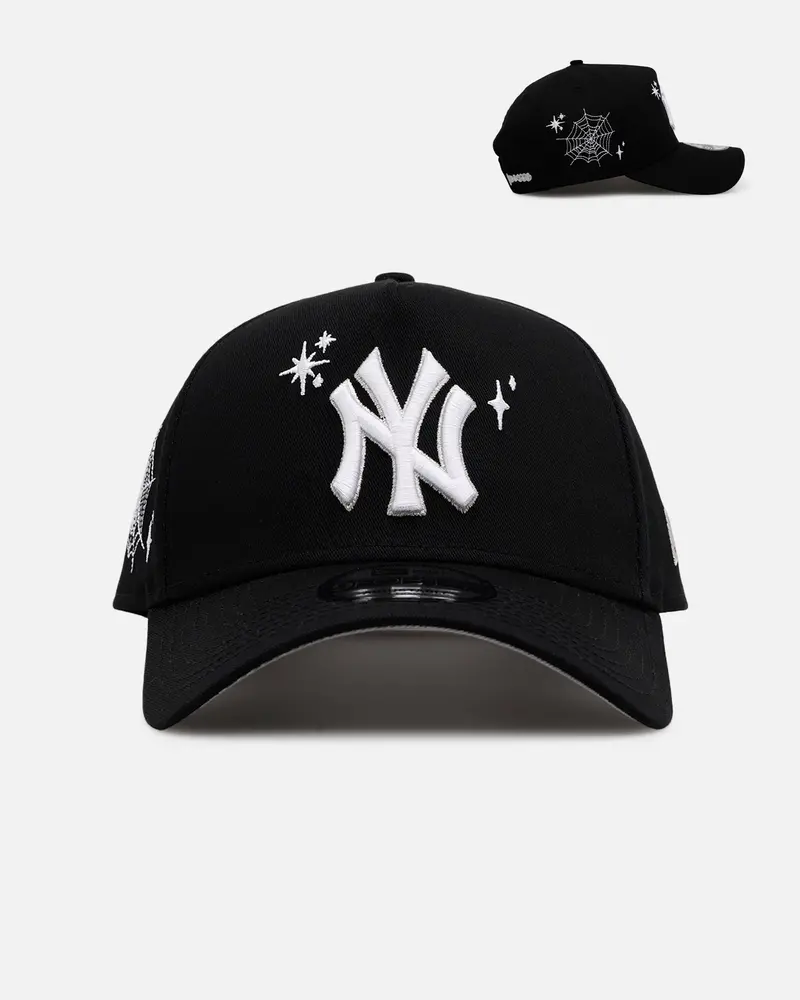 New Era New York Yankees 'Grit 3.0' 9Forty A-Frame Snapback Black/White 1