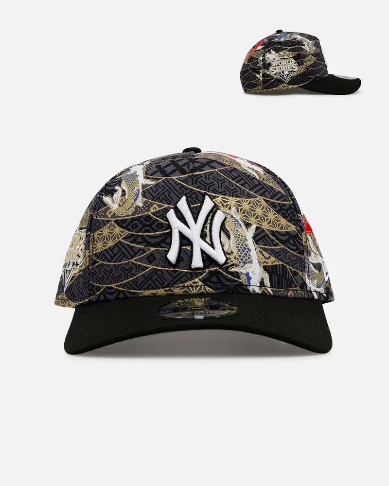 New Era New York Yankees 'Koi' 9Forty A-Frame Snapback Black/Multi-Colored 1
