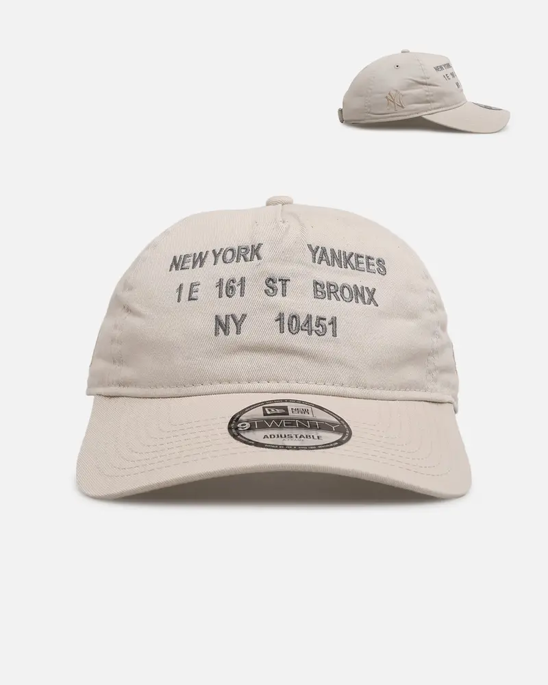 New Era New York Yankees 'Location' 9Twenty Strapback Cream 1