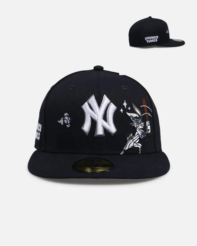 New Era New York Yankees 'Looney Tunes' 59Fifty Fitted Navy 1