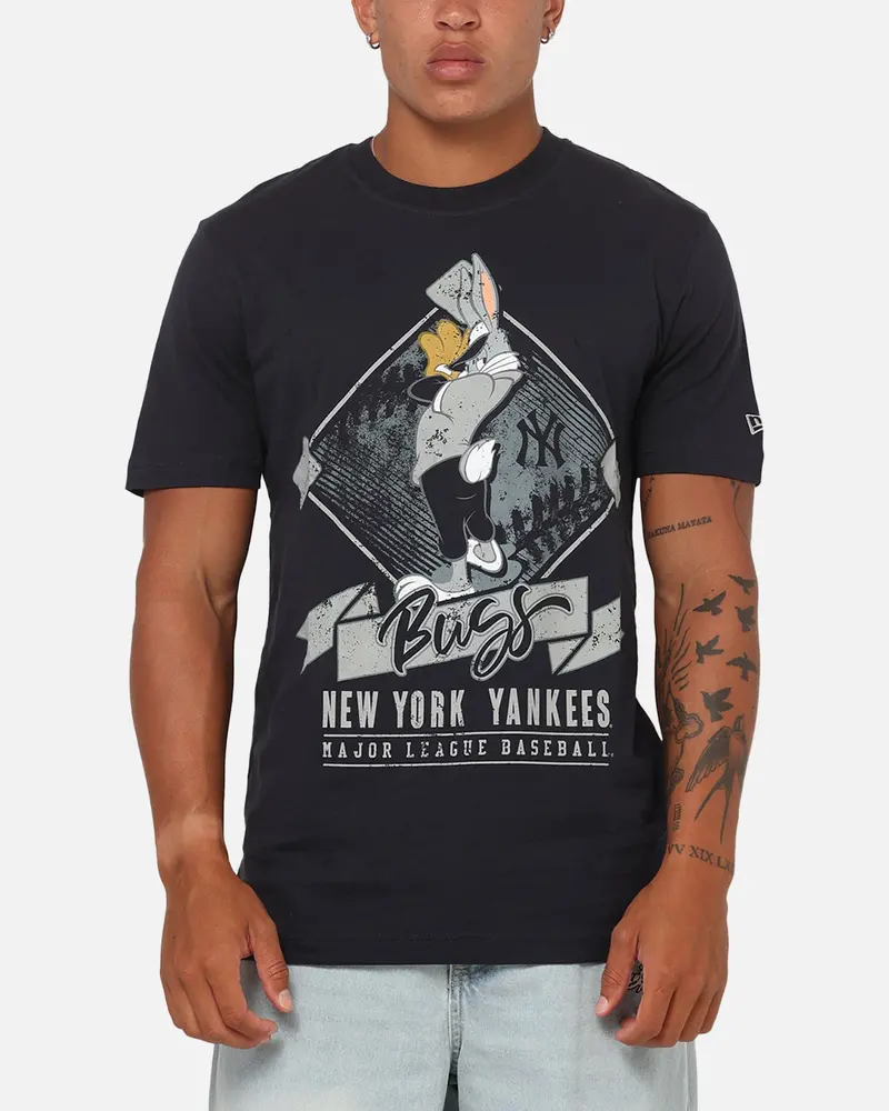 New Era New York Yankees 'Looney Tunes' Bugs Bunny T-Shirt Navy 1