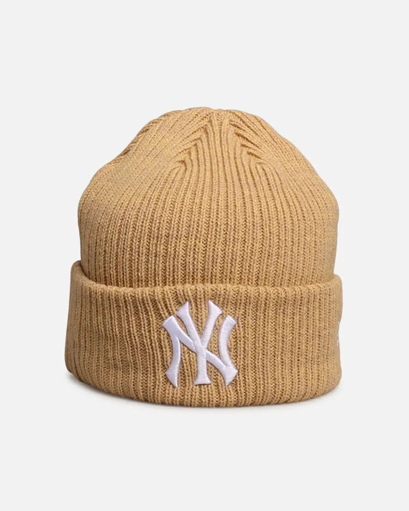New Era New York Yankees 'Melange' Knitted Beanie Tumbleweed 1