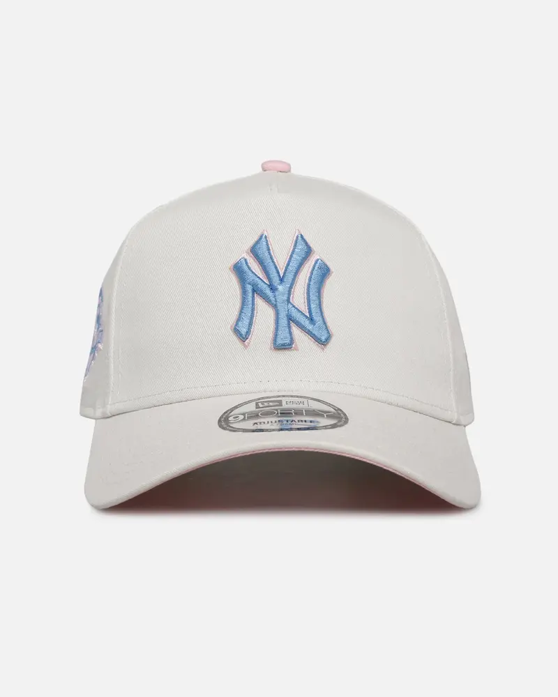 New Era New York Yankees 'Pastel' 9Forty A-Frame Snapback Chrome White 1