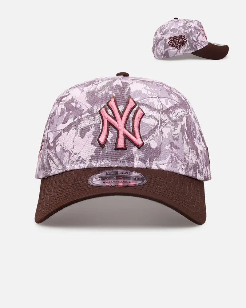 New Era New York Yankees 'Pink Tree Camo' 9Forty A-Frame Snapback Pink 1