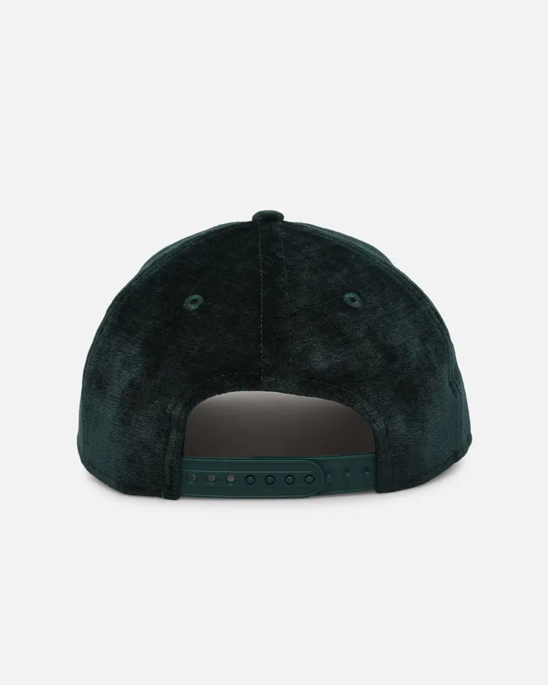 New Era New York Yankees 'Plush Chenille' 9Forty A-Frame Snapback Dark Green 2