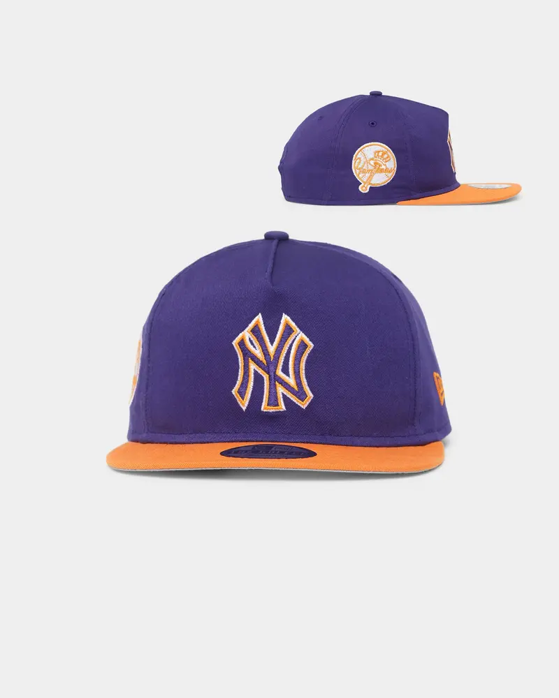 New Era New York Yankees "Purple Valley" Old Golfer Snapback Purple/Orange 1