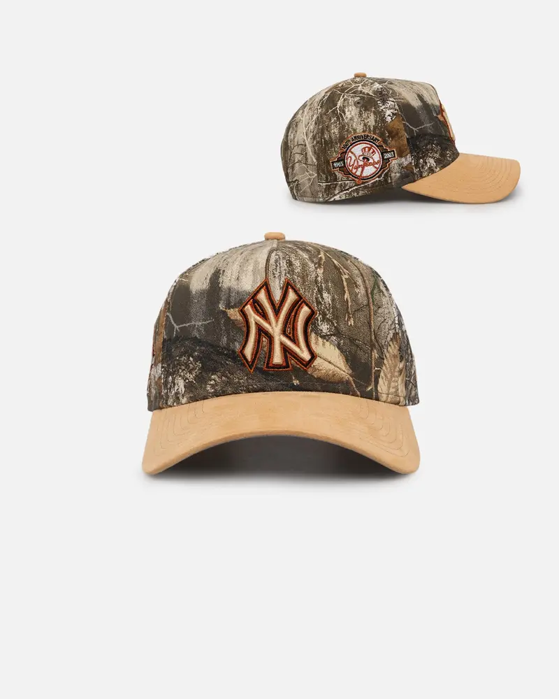 New Era New York Yankees 'Real Tree Tan Suede' 9Forty A-Frame Snapback Real Tree 1