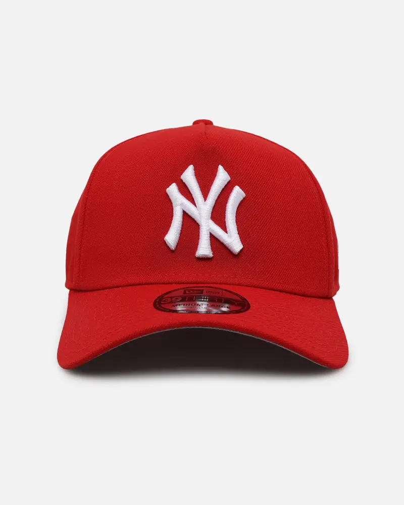 New Era New York Yankees "Scarlet White" 39Thirty A-Frame Stretch Fit Scarlet/White 1