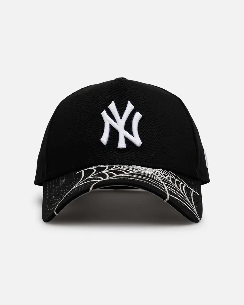 New Era New York Yankees 'Spider Web Visor' 9Forty A-Frame Snapback Black 1