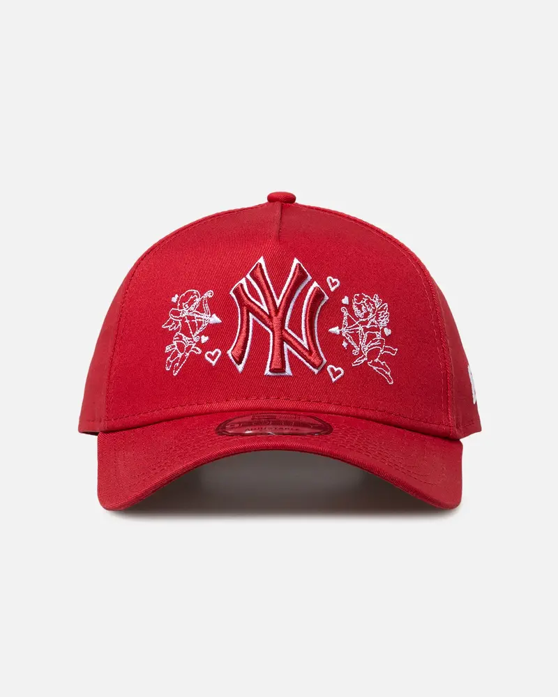 New Era New York Yankees 'Valentines Day' 9Forty A-Frame Snapback Dark Red 1